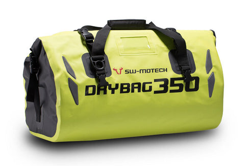Bolsa trasera Drybag 350. Lona. Impermeable. Amarillo neón. 35L.